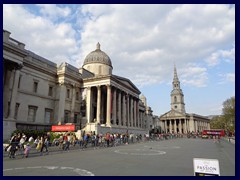 Trafalgar Square 19 - National Gallery of Art, St Martin in the fields